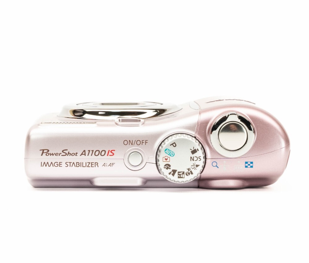 Canon PowerShot A1100 IS 12.1 MP Digital Camera - RARE PINK-90%NEW