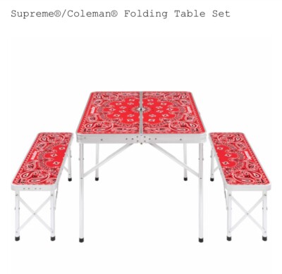 Supreme coleman table set | eBay