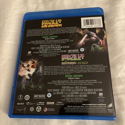 Godzilla Vs. Mothra/Godzilla Vs. King Ghidora (Blu-ray Disc, 2