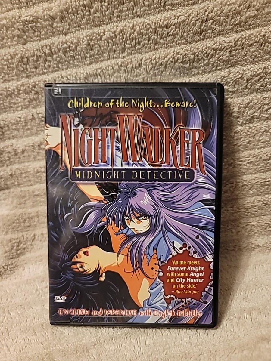NightWalker - DVD Vol. 1: Midnight Detective (DVD, 2001) Anime