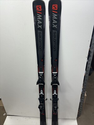 Salomon S/Max 12 Skis 175 CM+ Z12 GW Red Black #SC4 | eBay