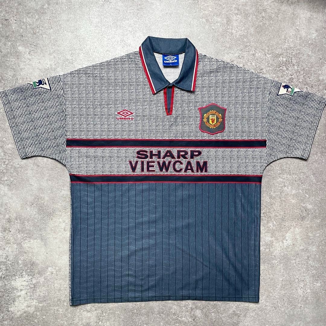 Andy Cole #17 Manchester United 95-96 Away Jersey XL Umbro