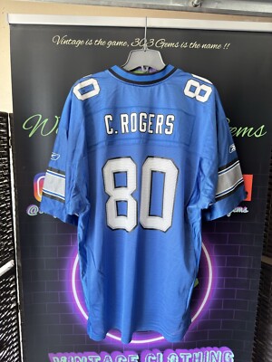 Vintage Detroit Lions #80 Charles Rogers CLEAN Authentic NFL