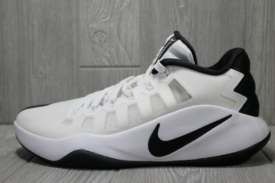 New Nike Hyperdunk 2016 Low Basketball White Black Shoes 844363