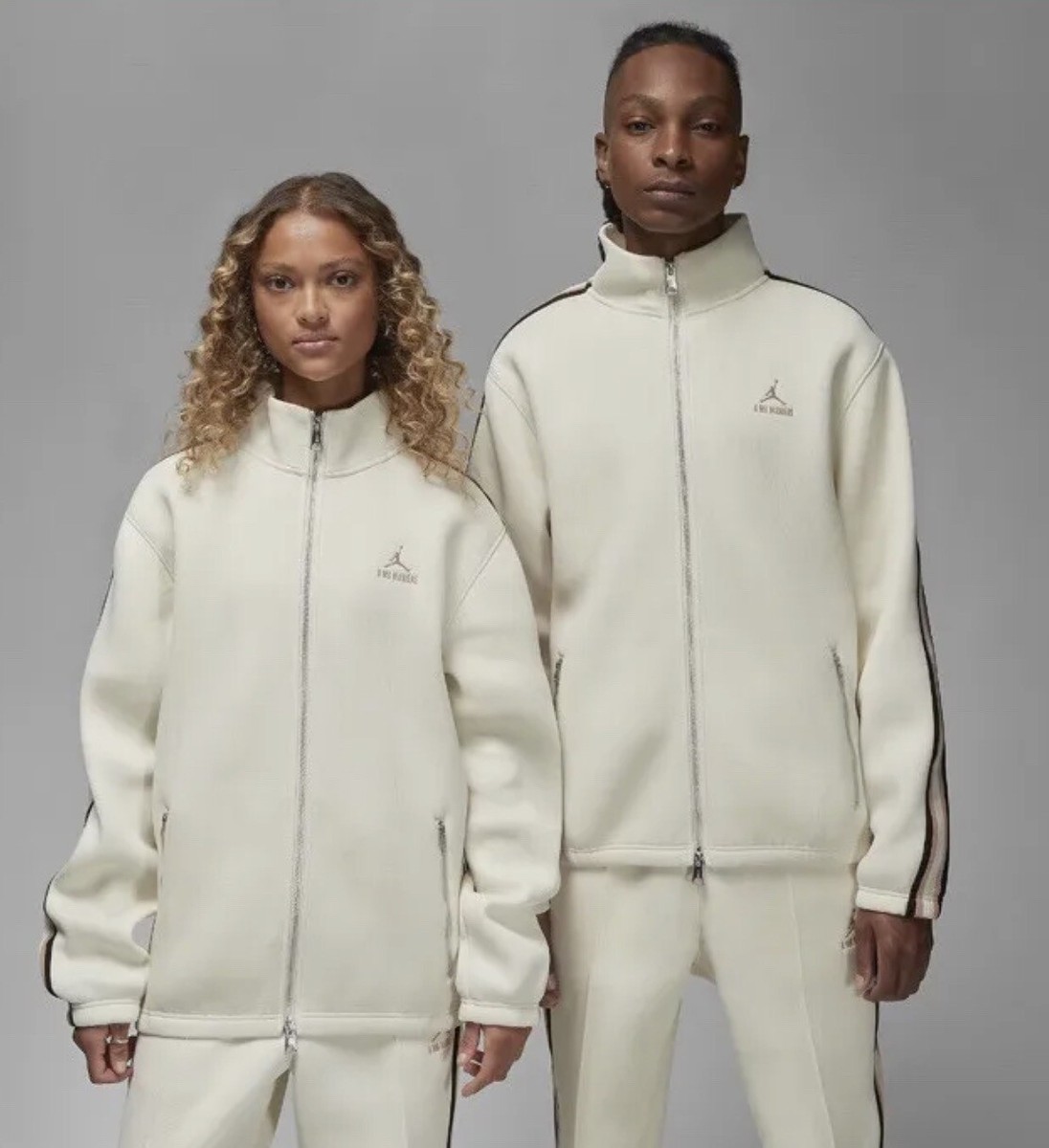 Nike Air Jordan X A Ma Maniere Track Jacket Men Sz XL (DX5651 113