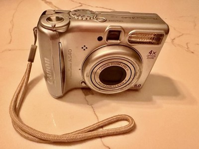 Canon PowerShot A540 6.0MP Digital Camera - Silver for sale online