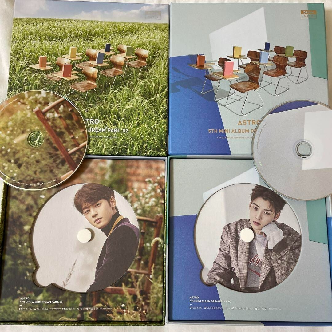 ASTRO Cha Eun-woo Eunwoo Dream Part 02 Wish Wind ver Polaroid