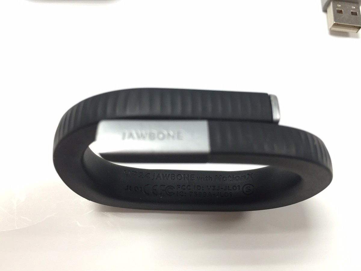 Jawbone UP24 LARGE Wristband Black Fitness Diet Bracelet Sleep