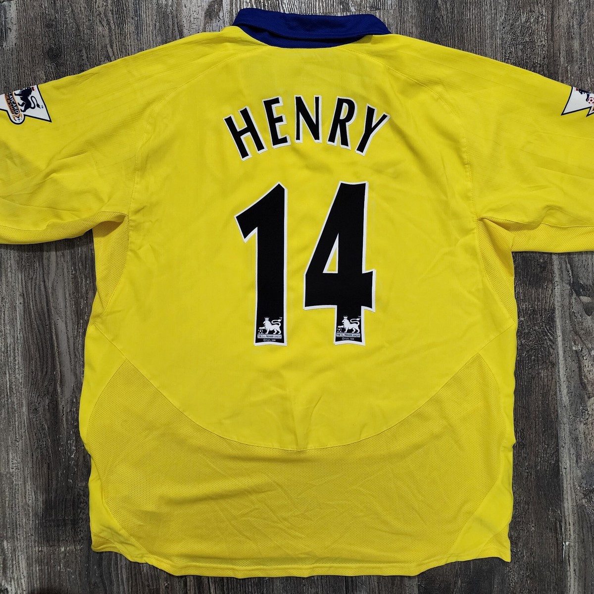 2004 Nike Arsenal Away Soccer Jersey Thierry Henry Men XXL EPL