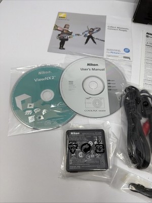 Nikon COOLPIX S6100 16.0MP Digital Camera - Silver for sale online