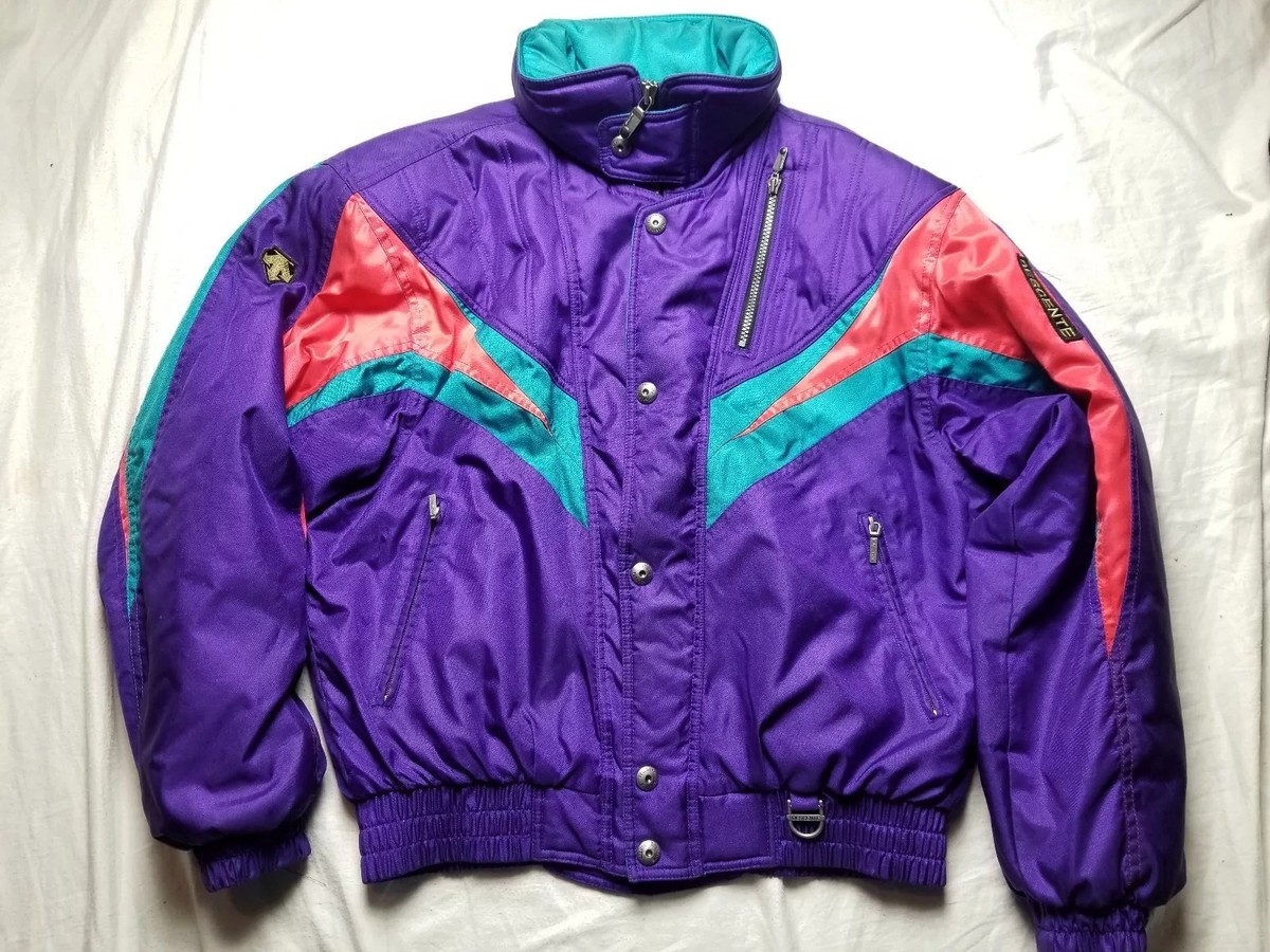 Vintage Descente Jacket HEATWAVE Ski Snow Rare Retro medium 80s
