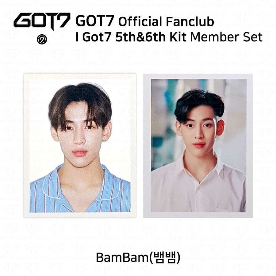 GOT7 Official Fan Club I GOT 7 5th 6th Generation ID Photo Member