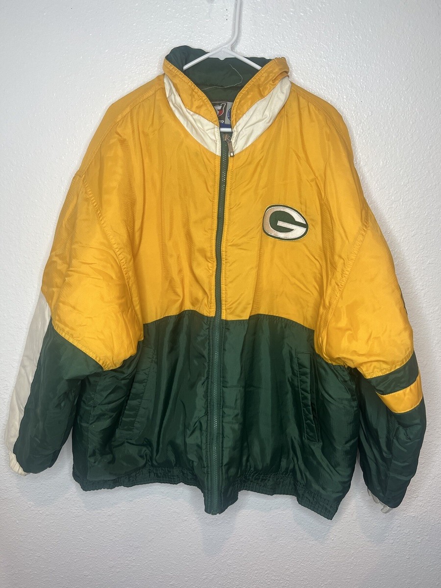 Vintage 90s S1 By Starter NFL Green Bay Packers Jacket 2XL Hooded