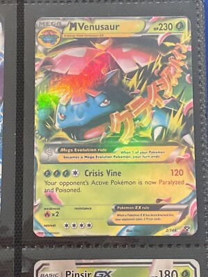 POKEMON 2016 XY EVOLUTIONS MEGA M VENUSAUR EX 2/108 | eBay