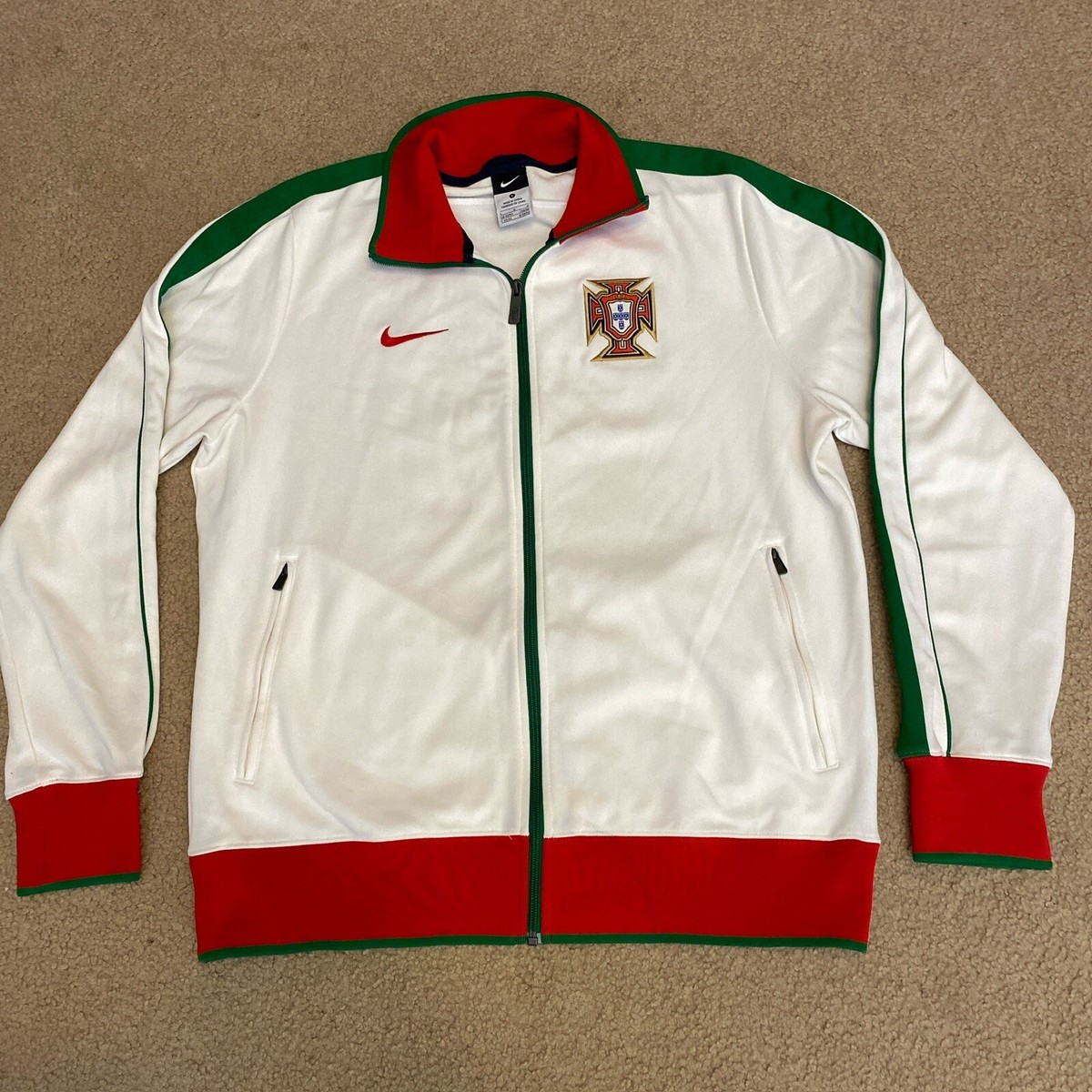 2010 2011 PORTUGAL N98 AUTHENTIC FOOTBALL SOCCER JACKET NIKE