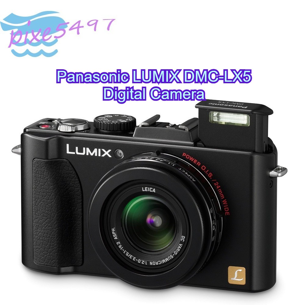 Panasonic LUMIX DMC-LX5 Digital Camera 10.1MP 3.8X Optical Zoom
