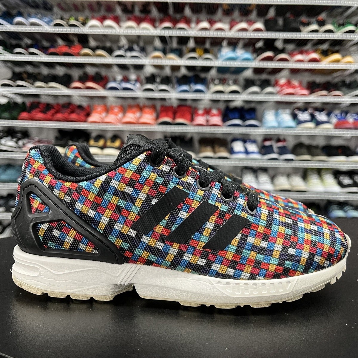 Adidas Zx Flux Torsion Running Shoes Rainbow S77907 Size 5 | eBay