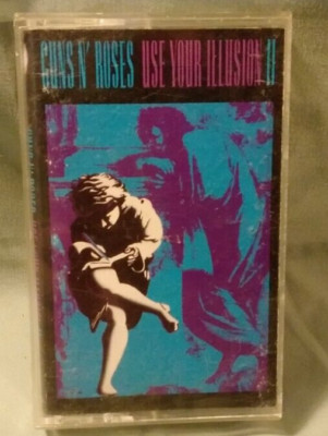 GUNS N' ROSES - Use Your Illusion II - Cassette Tape, 1991 GEFFEN