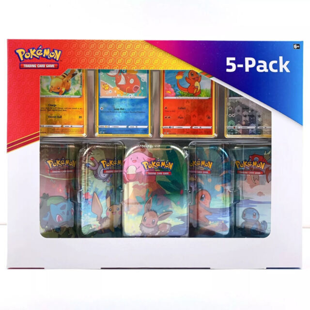 Pokémon TCG Tin Kanto Power 5 Mini Tin Box Set for sale online | eBay