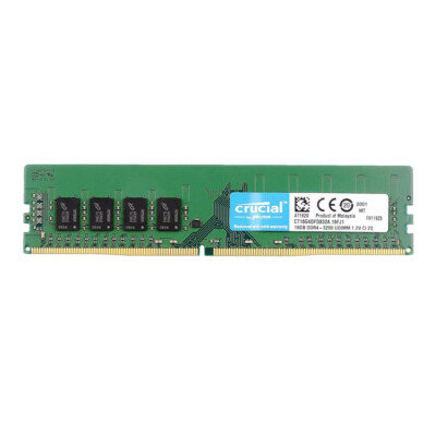 New Crucial 32GB (2X16GB) DDR4 3200MHz PC4-25600 UDIMM Memory Ram