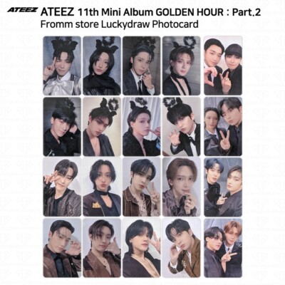 ATEEZ Golden Hour Part.2 Fromm Store Luckydraw Photocard KPOP K