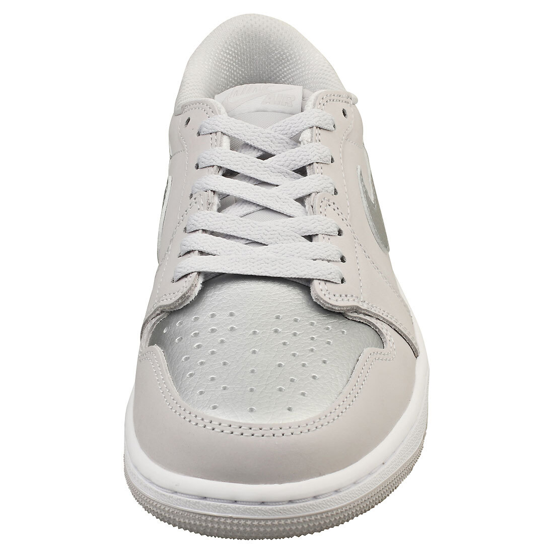 Size 10.5 - Air Jordan 1 Retro OG Low Metallic Silver for sale