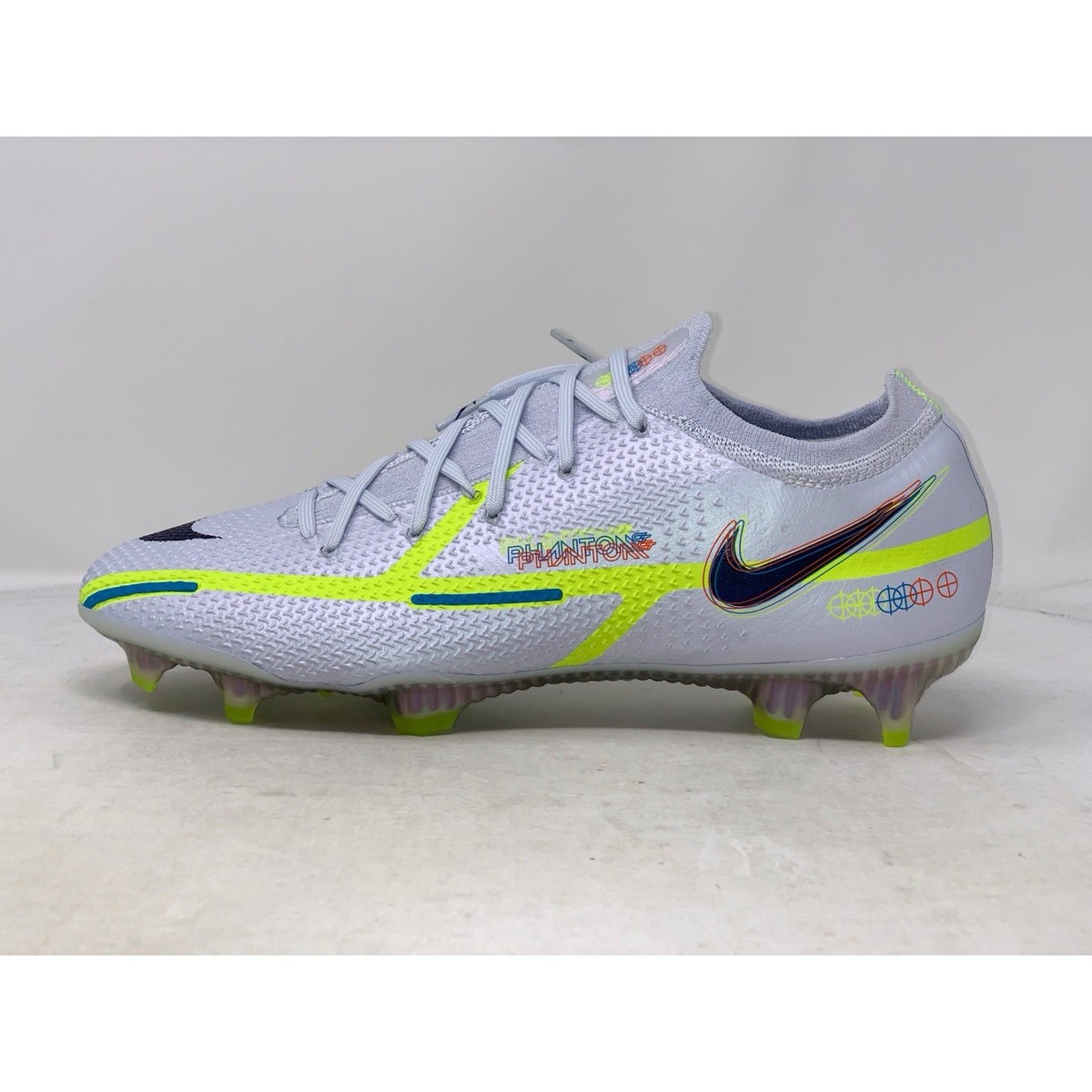 Nike Phantom GT2 Elite FG Volt Gray Soccer Cleats, Size 8.5 BNIB