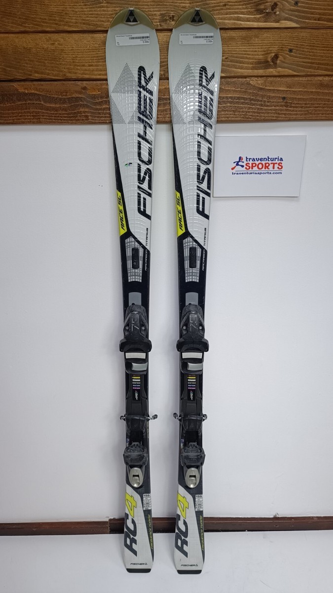 Fischer Race SC RC4 155 cm Ski +Elan 7.5 Bindings Winter Sports | eBay