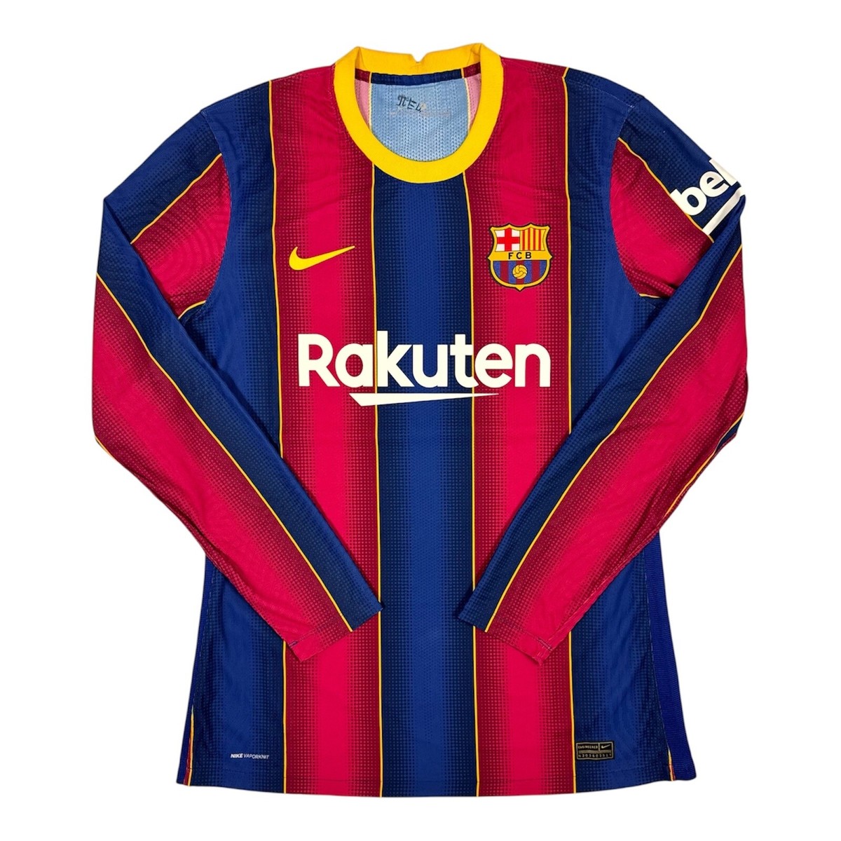 Barcelona Player Issue 2020/21 Home Soccer Long Sleeve Football