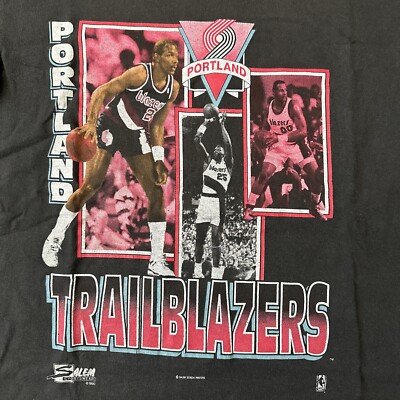 Vintage 90 Salem NBA Portland Trail Blazers Clyde Drexler shirt