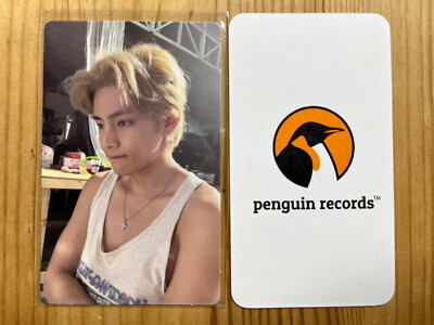 BTS V - Layover M2U RECORD SOUNDWAVE LUCKY DRAW PHOTO CARD | eBay