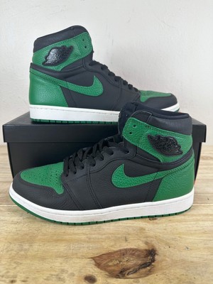 Air Jordan 1 High Pine Green Black Sz 10.5 | eBay