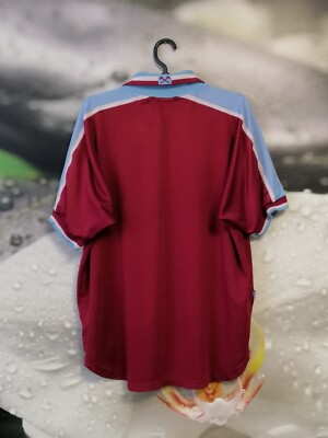 West Ham United 1999 - 2001 home football shirt jersey Fila size