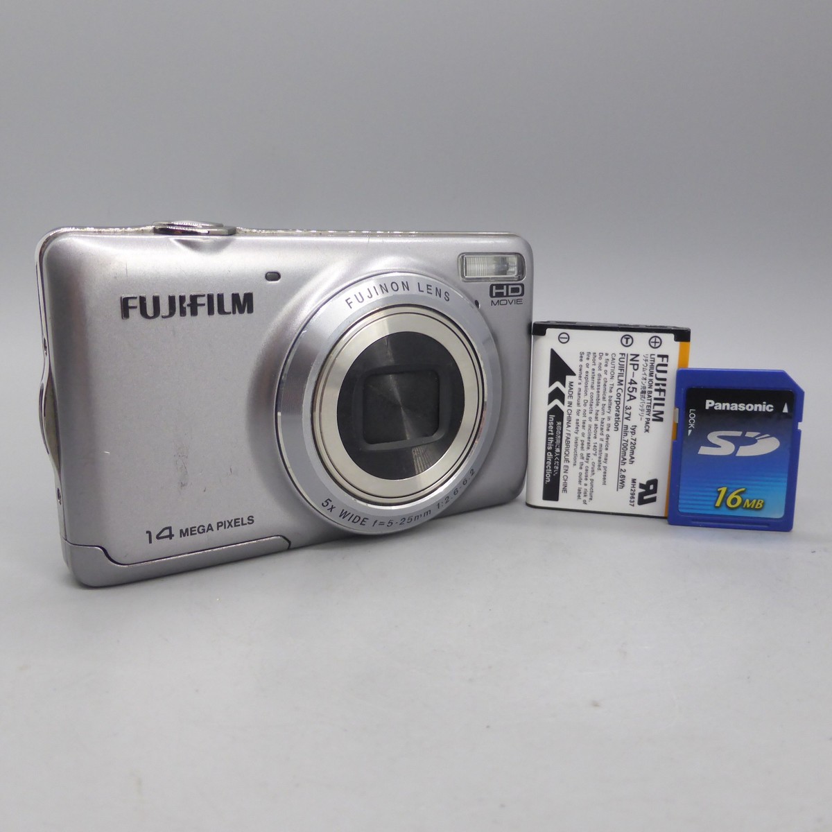 Fujifilm Digital Camera FinePix JX370 14.0MP Silver Tested | eBay