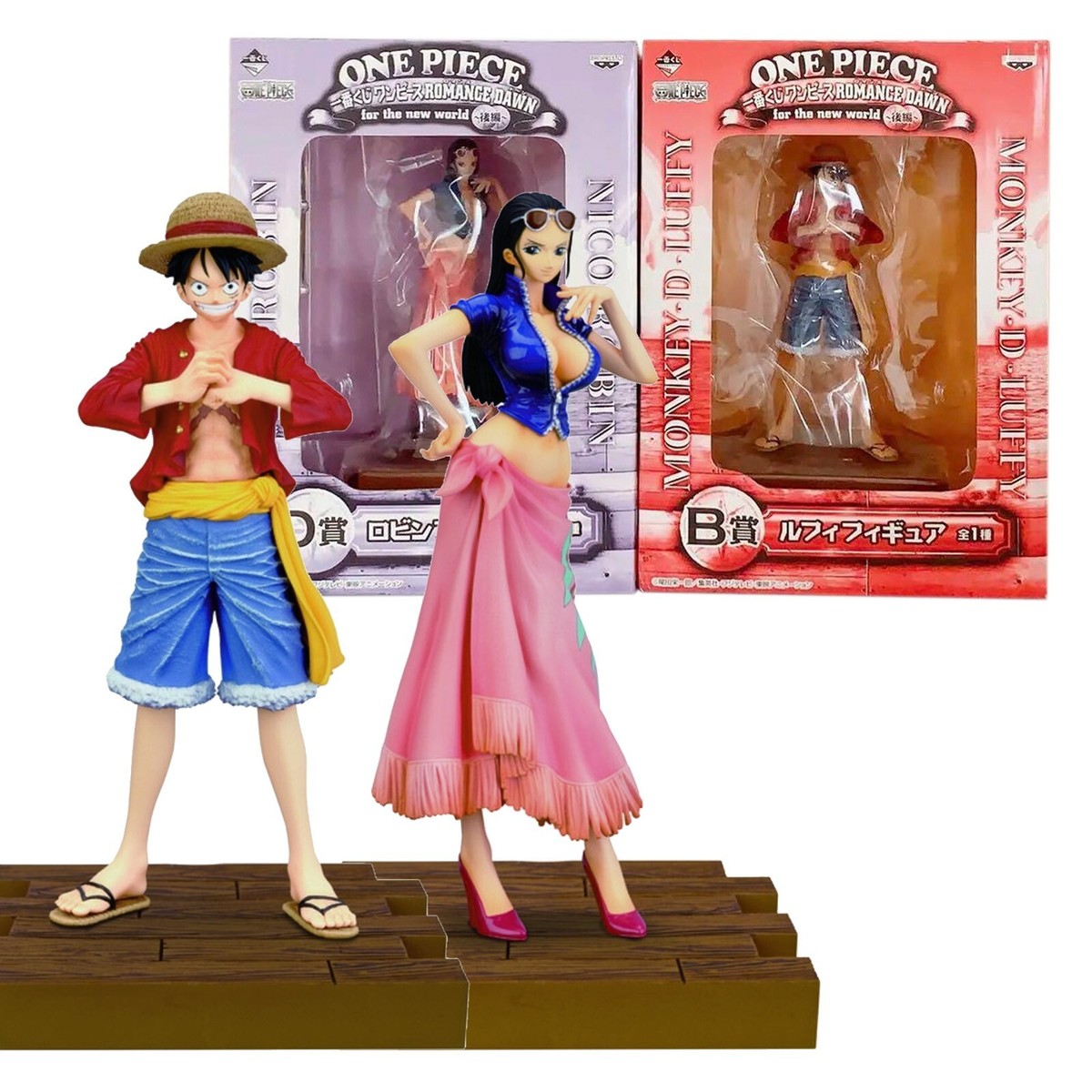 BANPRESTO Ichiban Kuji ONE PIECE ROMANCE DAWN B Luffy D Robin
