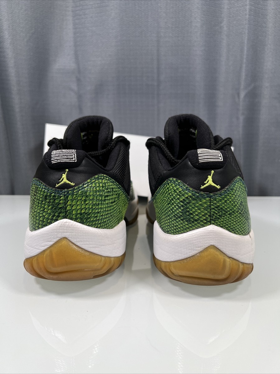 Nike Air Jordan 11 Retro Low Snake Green Men Size 10 Bred Concord