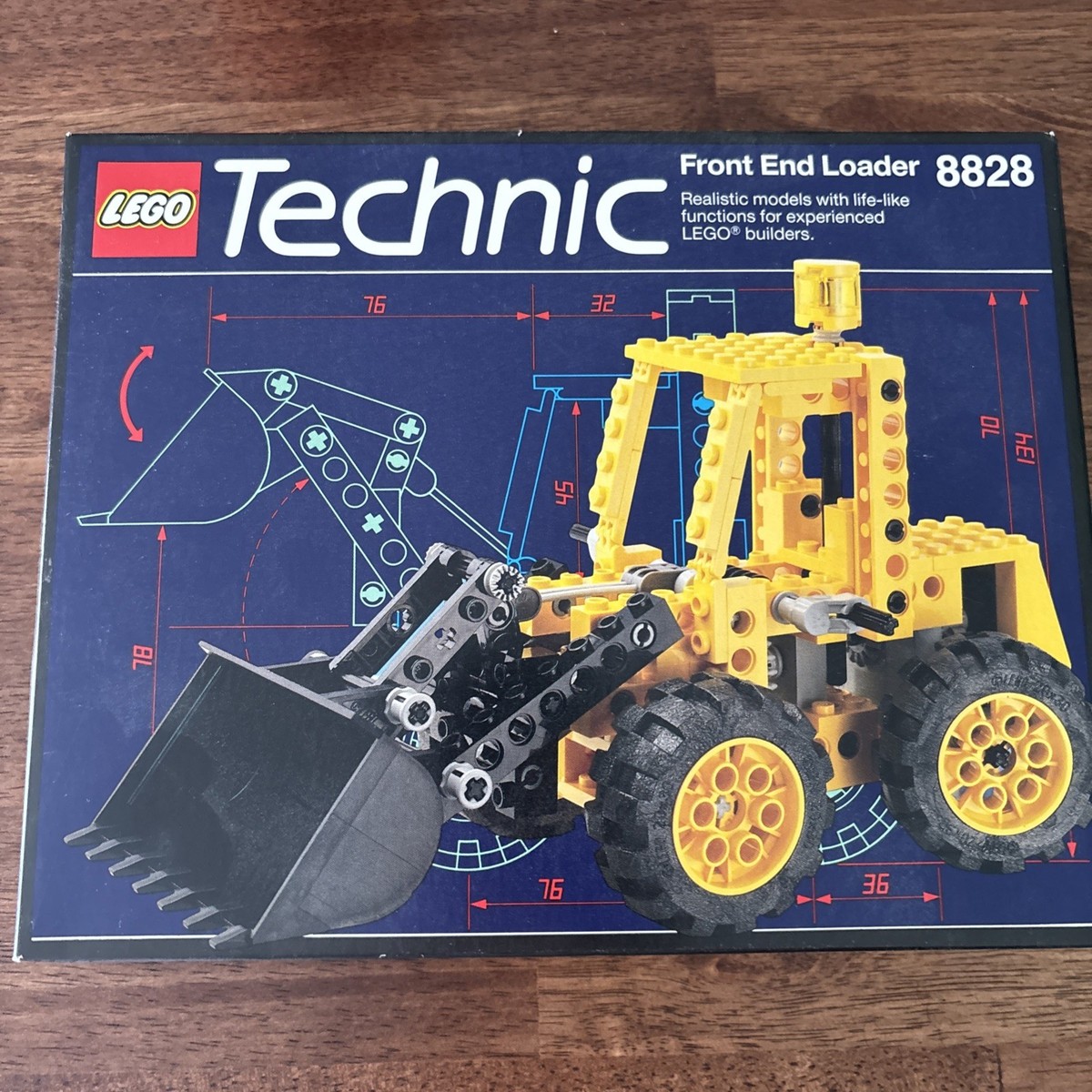 Vintage 1990s LEGO Technic Front Loader 8828 100% Complete NIVB | eBay