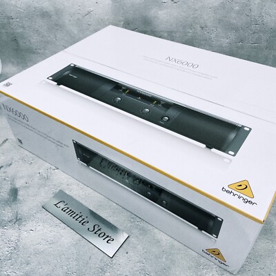 Behringer NX6000 6000W 2-channel Power Amplifier JP Black Audio
