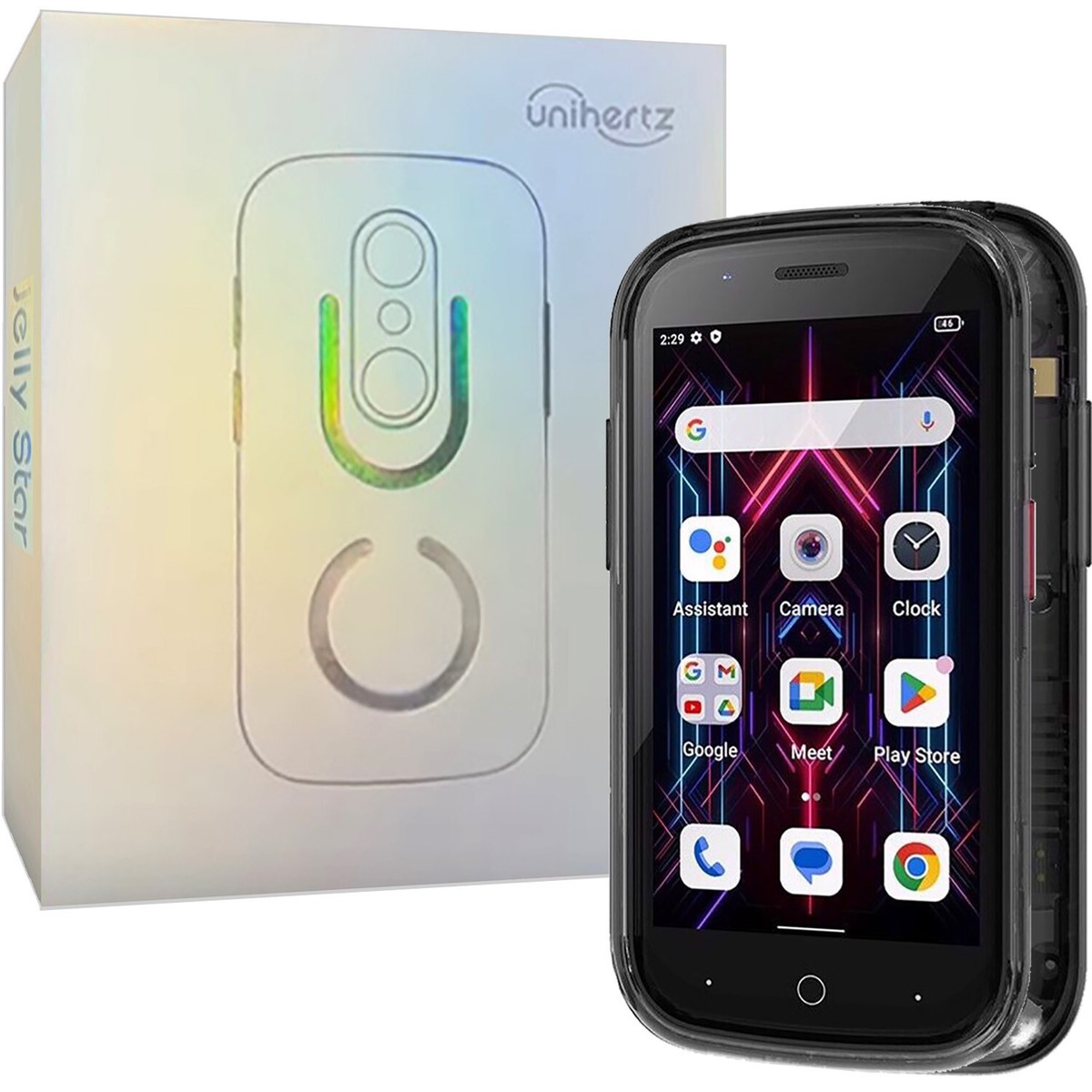 Unihertz Jelly Star 4G Black 256GB + 8GB Dual-Sim Factory Unlocked