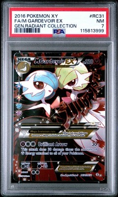 POKEMON GENERATIONS RADIANT COLLECTION M GARDEVOIR EX #RC31 PSA 7