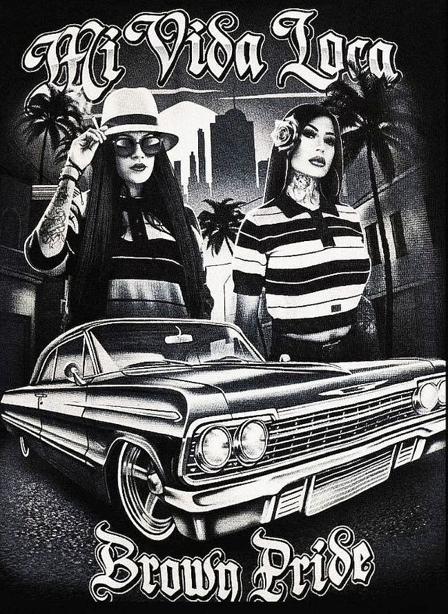 Brown Pride Mi Vida Loca Graphic Tee SM-2X | eBay