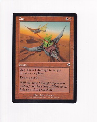 MTG MAGIC THE GATHERING INVASION ZAP | eBay