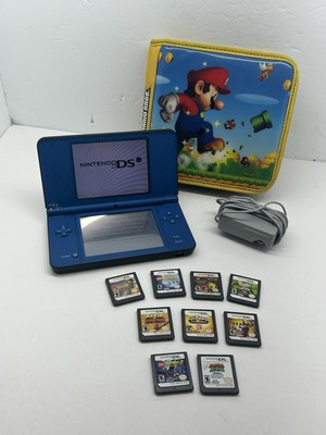 Nintendo DSi XL blue with Case and 9 Games | eBay