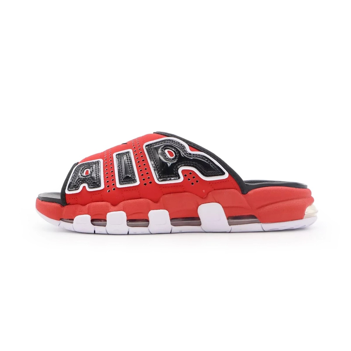 FJ6036-600 Nike Air More Uptempo Slide University Red Black (Men's