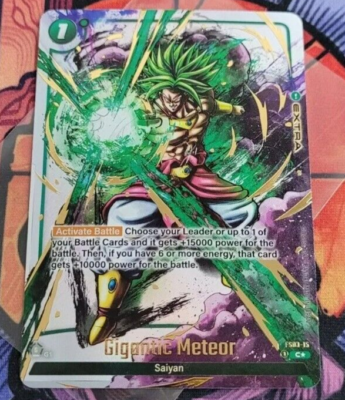 Gigantic Meteor Broly FS03-15 FB02 Secret Rare Alternate Art