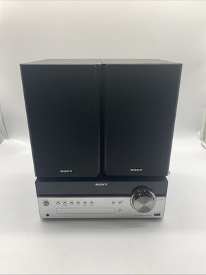 Sony CMT-SBT100 Bluetooth Micro Music System - Black/Gray for sale