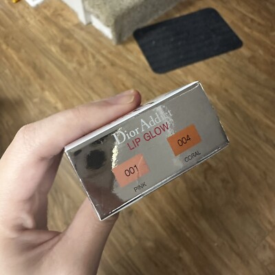 NEW Dior Addict Lip Glow Reviver Duo 001 Pink 004 Coral Lipstick