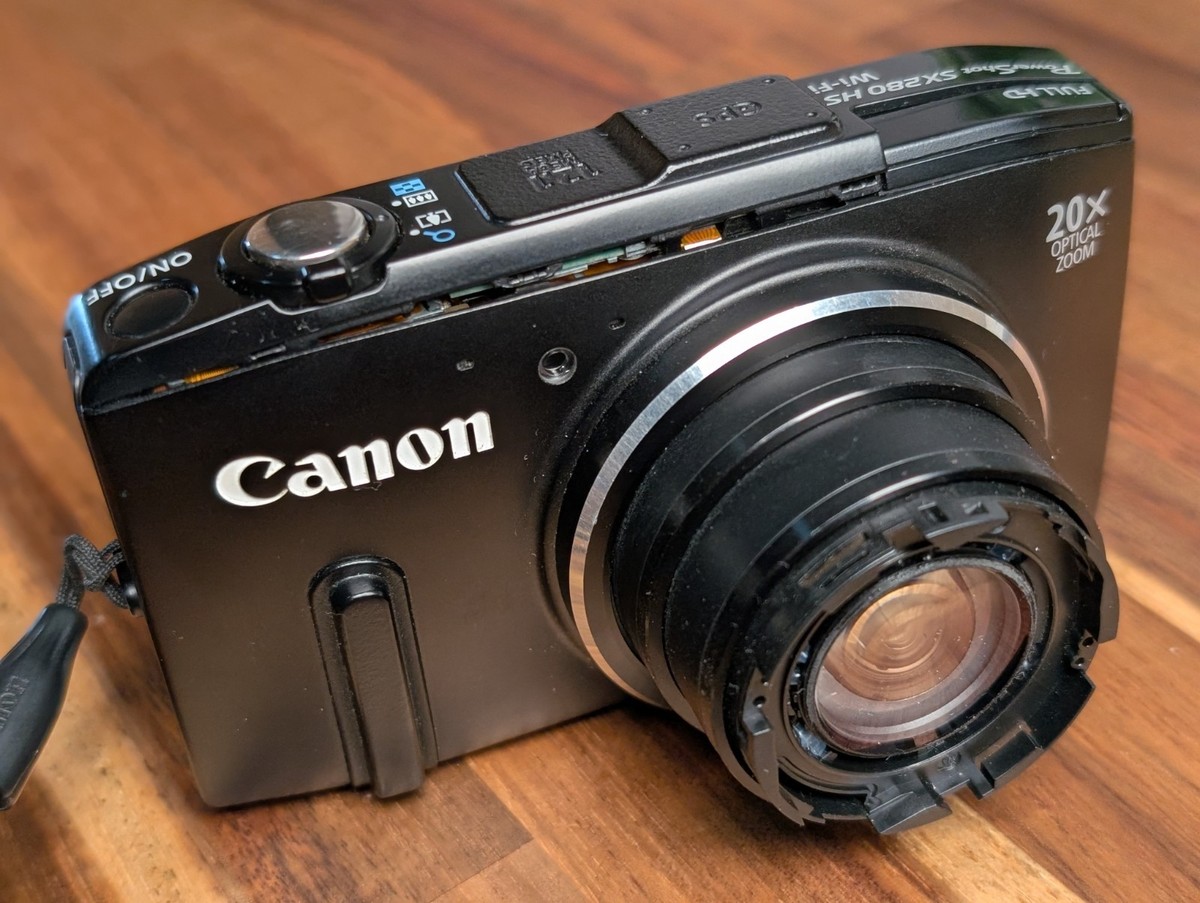 Canon PowerShot SX280 HS 12.1MP Digital Camera - Black for sale