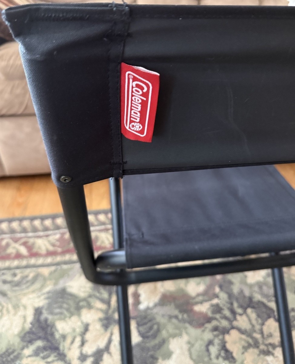 Supreme Coleman Folding Chair Black SS15 Authentic Ships Same Day