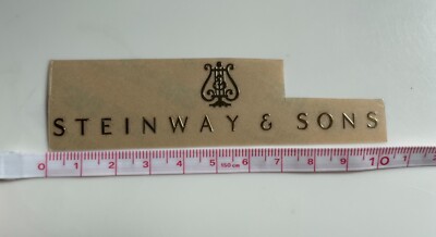 厚み0.1mm新品 スタインウェイ Steinway サイド ステッカー 1枚 厚み